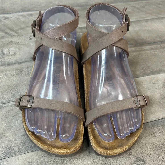 Birkenstock Yara Habana Ankle Sandals Womens Size 6 - Picture 5 of 7